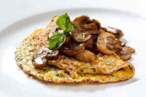 Frittata di carciofi e funghi Frittata ai funghi